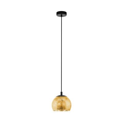 Golden design pendant light glass, Gaston