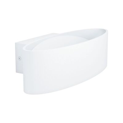 White modern wall light aluminium, Elmar, 10W, 3000K LED