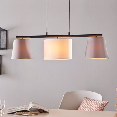 Grey modern pendant light steel, Anina
