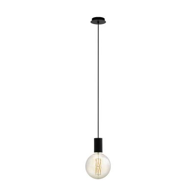 Black pendant light steel, Samed