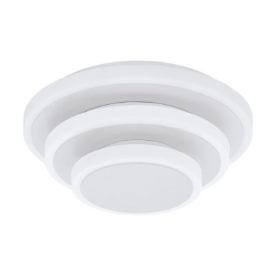White modern flush ceiling light steel, Nieck, 5W, 3000K LED