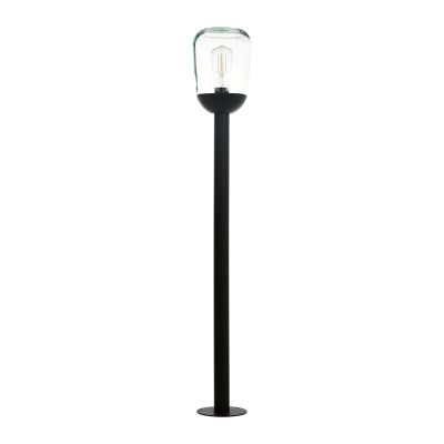 Black modern outdoor light aluminium, Kerwin, IP44