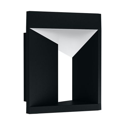 Black modern outdoor light aluminium, Lyke, 10W, 3000K LED, IP54