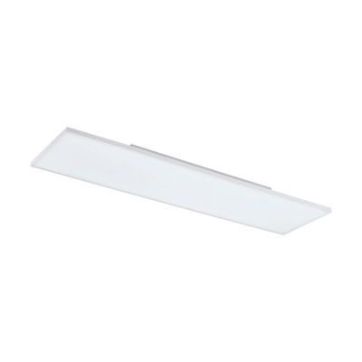 White flush ceiling light steel, Yannick, 33W, 4000K LED