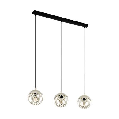 Grey modern pendant light steel, Eveliene