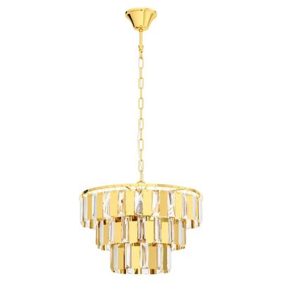 Yellow design pendant light crystal, Nikay