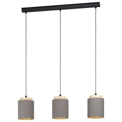 Wood pendant light brown, Gabi