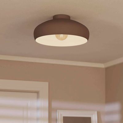 Brown rustic ceiling light aluminium, Egine