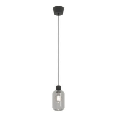 Black modern pendant light glass, Dasmina