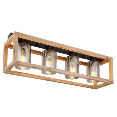Industrial ceiling light wood, Pyke