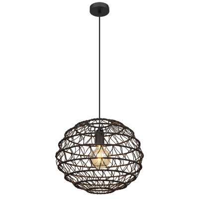 Paper pendant light black, Svenja