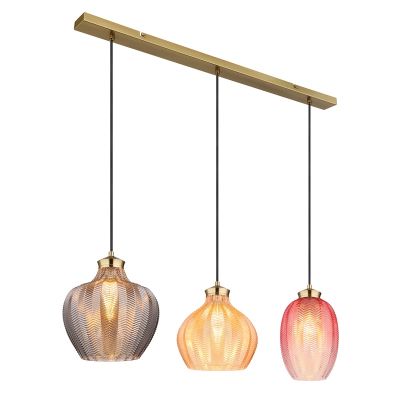 Multicoloured design pendant light glass, Jacomina