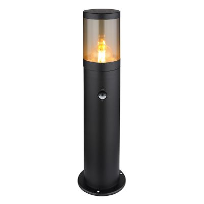 Black modern outdoor light stainless steel, Lambert, IP44