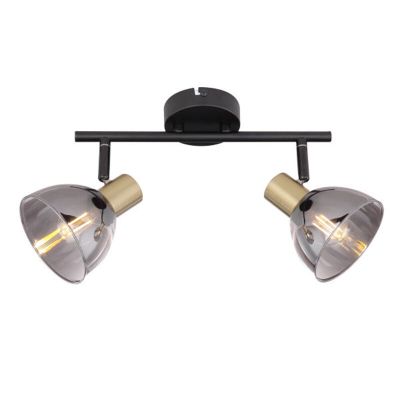 Golden modern ceiling spotlight glass, Arthur