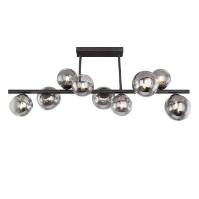 Black design ceiling light glass, Melinda