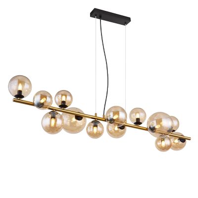 Amber design pendant light glass, Melinda