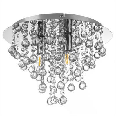Chrome design ceiling light metal, Luus