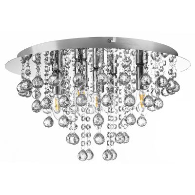 Chrome design ceiling light metal, Luus