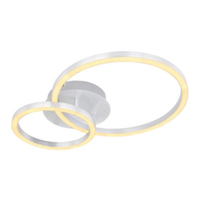 White modern flush ceiling light metal, Palica, 18W, 3000K LED