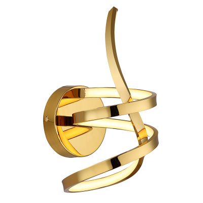 Golden design wall light aluminium, Mouhsine, 18W, 3000K LED