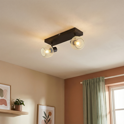 Industrial ceiling spotlight grey, Emado