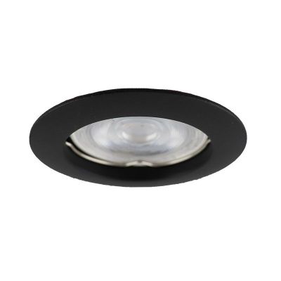Aluminium recessed light black, Ipsi