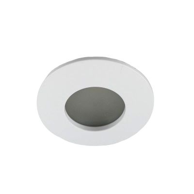 Aluminium bathroom recessed downlight white, Pierre, IP44