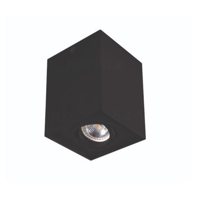 Aluminium surface mounted downlight black, Gord