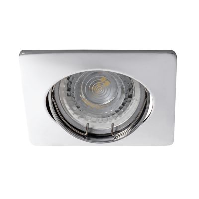 Aluminium recessed light chrome, Nesta