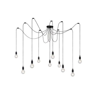 Black pendant light modern, Fix