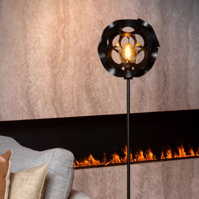 Black floor lamp modern, Hannelore