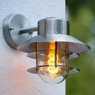 Chrome outdoor light modern, Zico, IP44