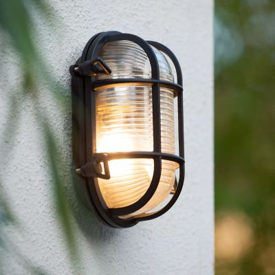 Black outdoor light retro, Dudley, IP65
