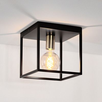 Golden flush ceiling light modern, Ruben