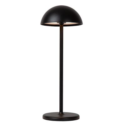 Black outdoor table lamp retro, Joy, 1,5W, 3000K LED, IP54, with touch dimmer