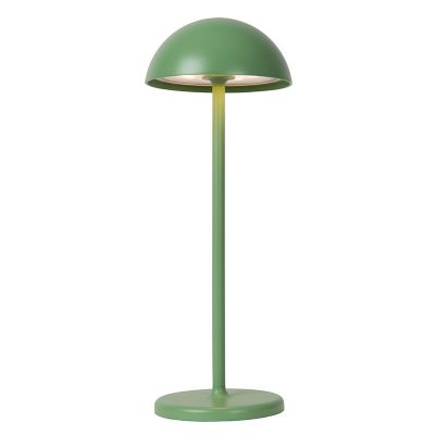 Green outdoor table lamp retro, Joy, 1,5W, 3000K LED, IP54, with touch dimmer