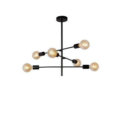 Nickel flush ceiling light modern, Lester