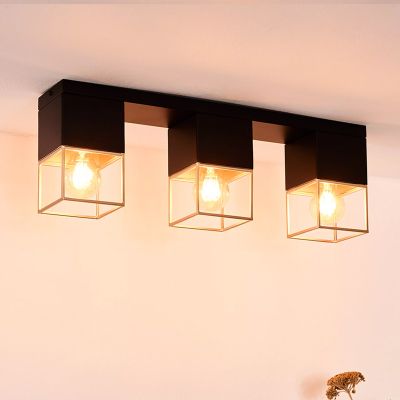 Golden flush ceiling light modern, Rixt