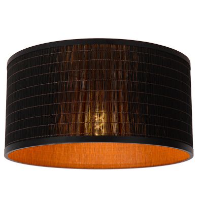 Bamboo flush ceiling light black, Tagalog