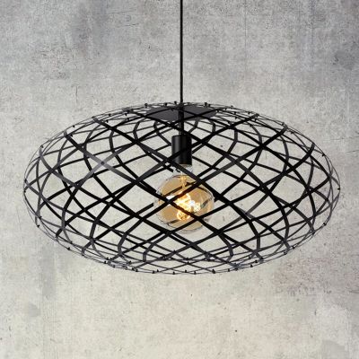 Black dining table hanging lamp modern, Wolfram