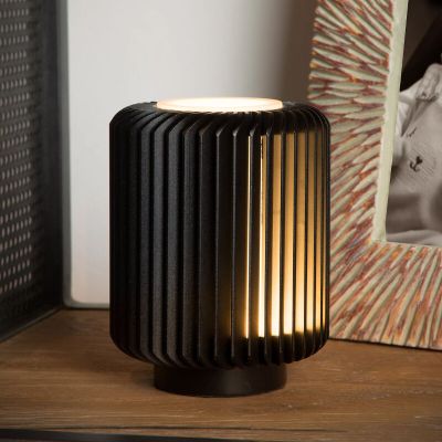 Black table lamp modern, Turbin, 5W, 3000K LED, with switch