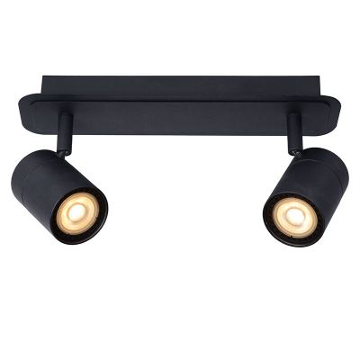 Black bathroom ceiling spotlight modern, Lennert, IP44