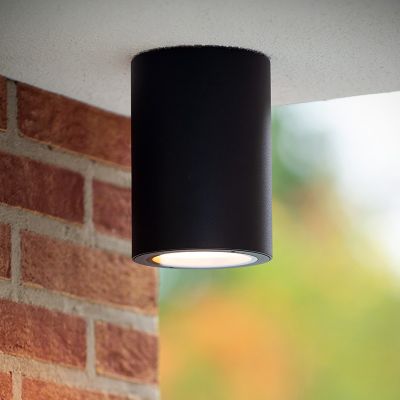 Black surface mounted downlight modern, Volantis, IP54