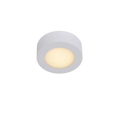 White flush ceiling light modern, Brice, 8W, 3000K LED, IP44