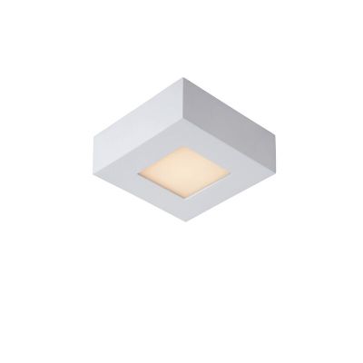 White flush ceiling light modern, Brice, 8W, 3000K LED, IP44