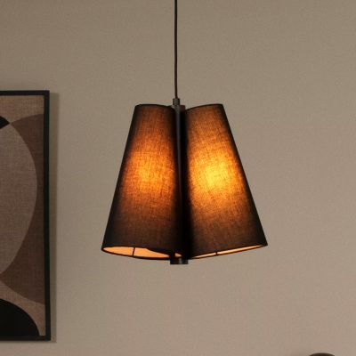 Black pendant light fabric, Gregory