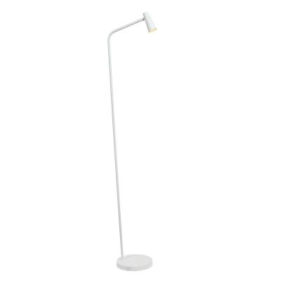 White rechargeable floor lamp modern, Stirling, 3W, 2700K LED, with touch dimmer