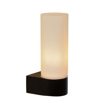 Black wall light classic, Jesse, IP44
