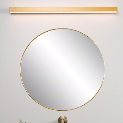 Brass bathroom wall light modern, Alexa, 13W, 3000K LED, IP44