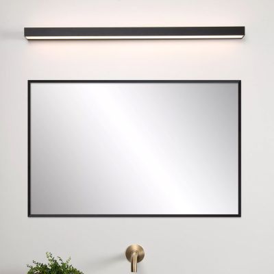 Black bathroom wall light modern, Alexa, 13W, 3000K LED, IP44